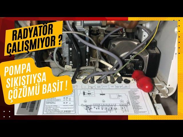 Radyatör Çalışmıyor? Kombi pompası sıkıştıysa Çözümü Basit!