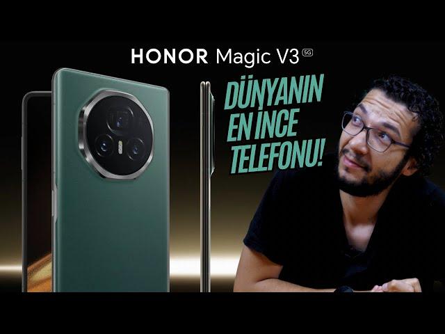 DÜNYANIN EN İNCE TELEFONU! | HONOR Magic V3 Neler Sunuyor?