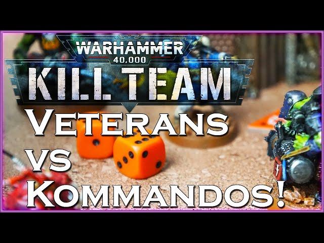 BATTLE REPORT: Veterans vs Kommandos! | Warhammer 40K: Kill Team