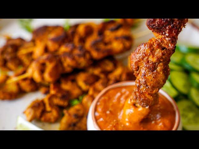 Thai Chicken Satay with Peanut Sauce