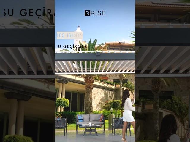 Biorise  pergola  #awning #art #homedesign #pergola #tente #garden #bahce #reels #shorts