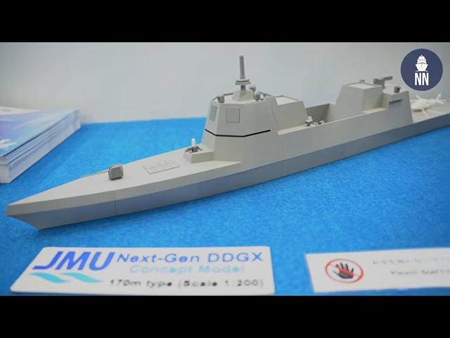 JMU's new OPV, Landing Craft and DDGX at DSEI Japan 2025