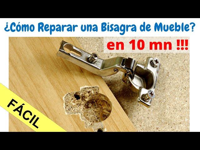 ¿Cómo reparar una bisagra de mueble? | Restaurar las Zonas Dañadas