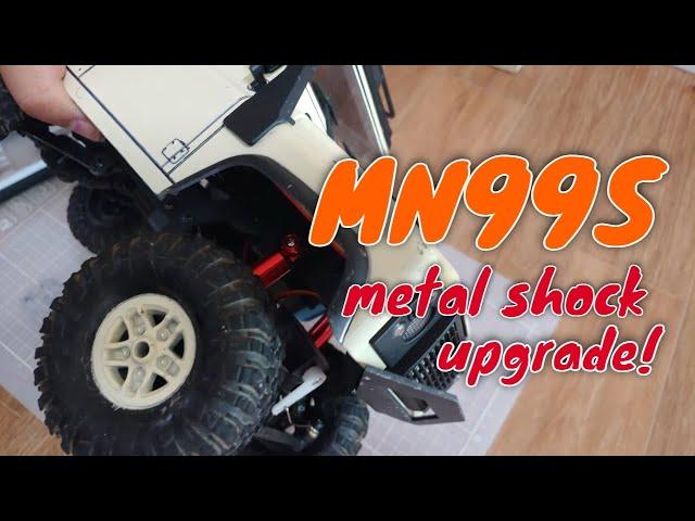 Rc cars / MN99S MINI T-ROCK UPGRADE metal shock absorber / 미니티락 메탈 쇽업쇼버 업그레이드 하기!