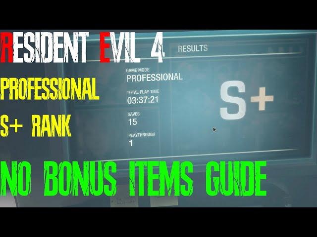 Professional S+ Guide (NO BONUS ITEMS)