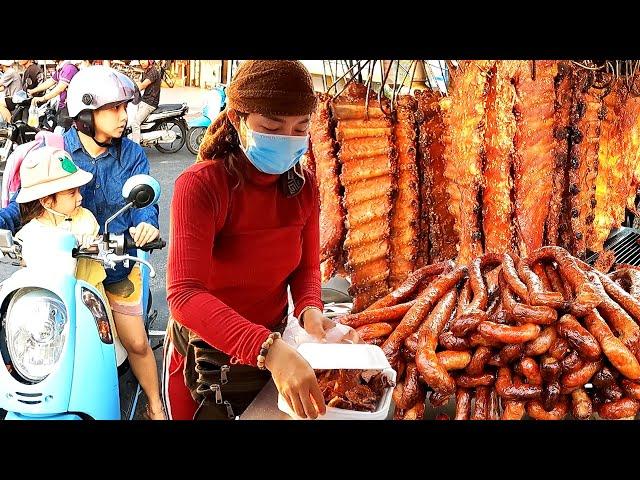 Top 1 Stall for 3 Kind of Grilled Meat - Honey Duck, Pork Ribs & Pig Intestine