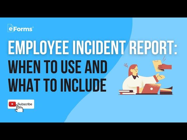 Employee Incident Report: When to Use and What to Include