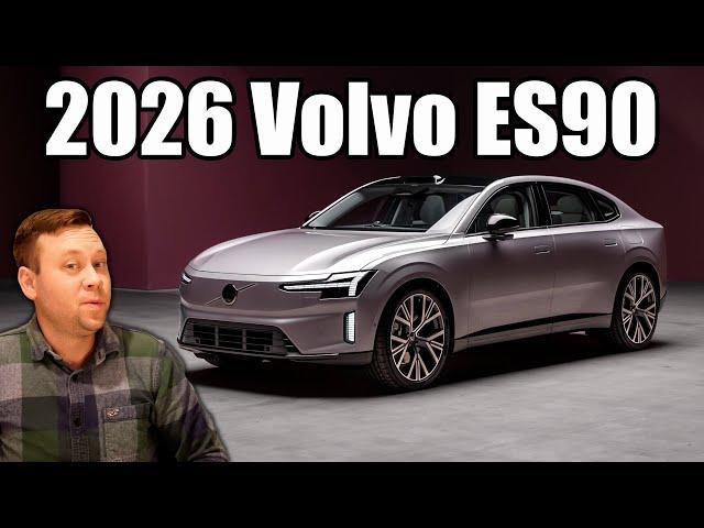 The 2026 Volvo ES90 is an Impressive Fastback Sedan!