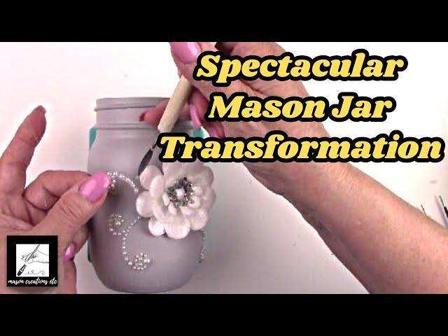 NO Chipping Or Peeling Mason Jar Painting and Decorating - Master The Technique