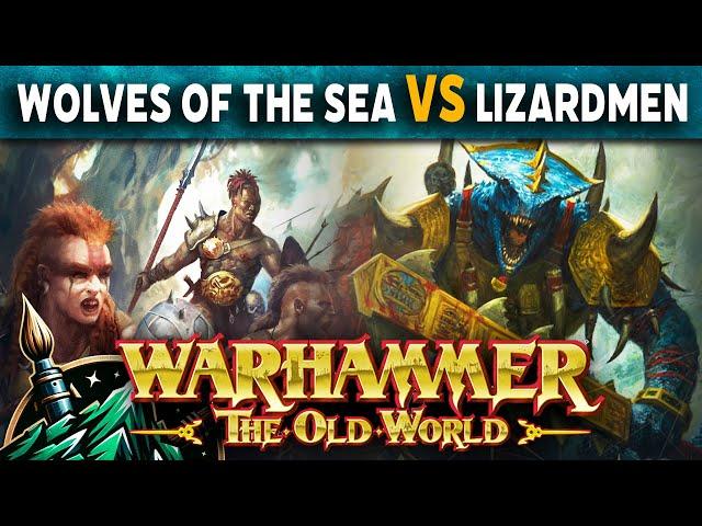 Lizardmen vs Warriors of Chaos Warhammer The Old World Battle Report