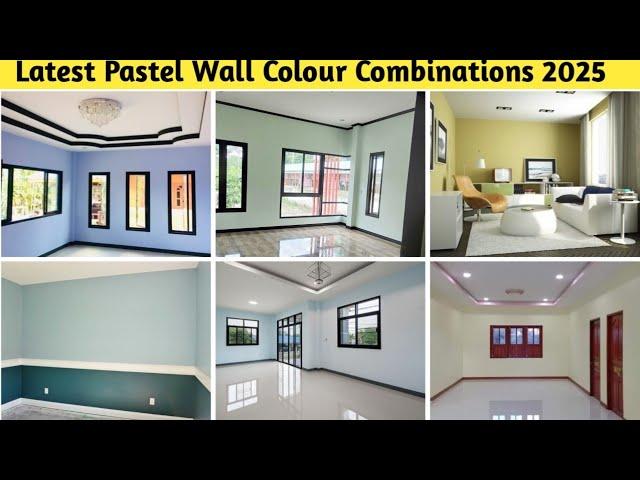 Light Pastel Wall Colour Combinations 2025 || Wall Colour Combination || Room Colour Design
