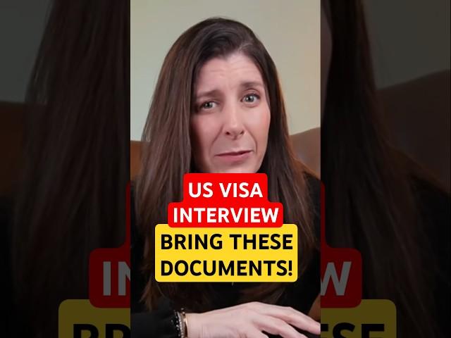 U.S. Visa Interview Success: Bring These Documents! #USVisaInterview #VisaInterviewTips #usvisa
