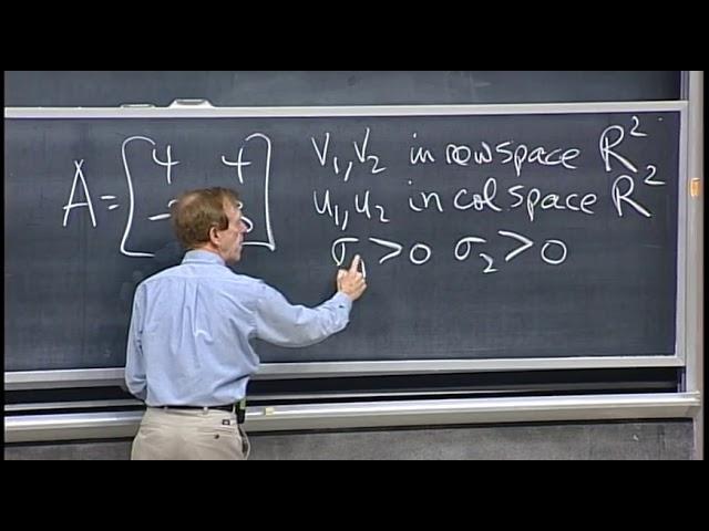 29. Singular Value Decomposition