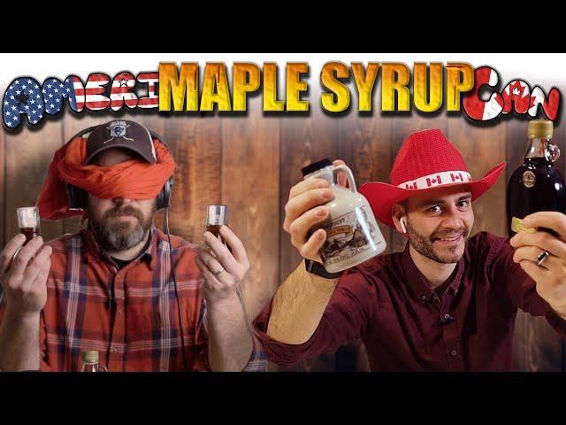 American tries Canadian Maple Syrup...Blindfolded