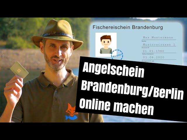 Angelschein Brandenburg Berlin online machen | 3 einfache Schritte