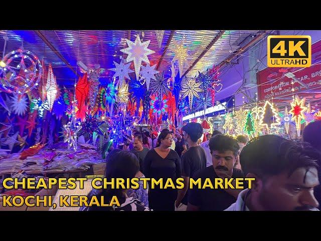 budget-friendly Christmas market in  Kochi, Kerala | 2024 | 4KHDR | Faizee Vlogs