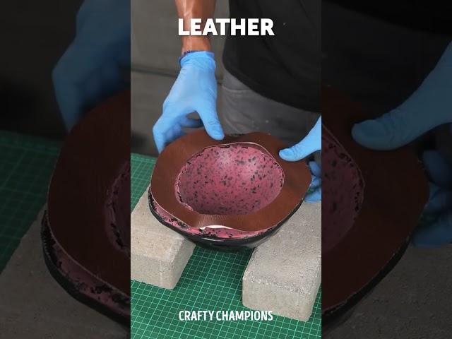 Creative DIY: Helmet Made Out of Flip-Flops! 🩴 #EcoCraft