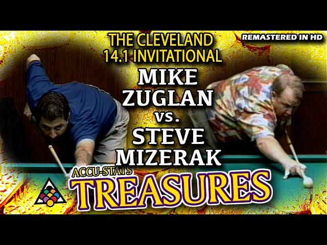 14.1 Straight Pool: MIKE ZUGLAN VS STEVE MIZERAK | 1993 CLEVELAND INVITATIONAL