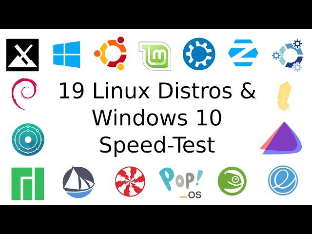 Linux vs Windows Benchmarking Speed Test 20 Distros Arch Ubuntu Debian KDE XFCE GNOME Big Comparison