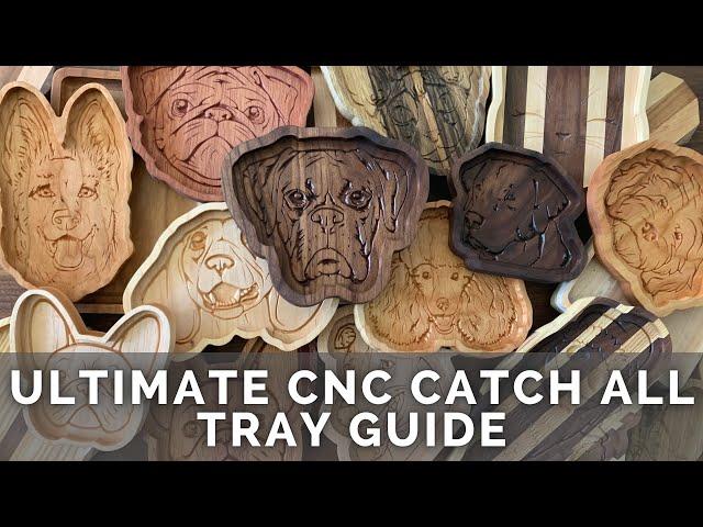 Catch all tray guide // How to make a catch all tray // CNC