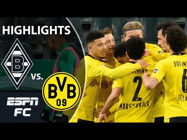 Jadon Sancho's winner lifts Borussia Dortmund to victory vs. Gladbach | ESPN FC DFB Pokal Highlights