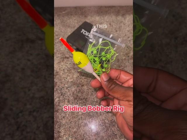 How To Setup A Sliding Bobber Rig #fishing #shorts #thecsickfisherman