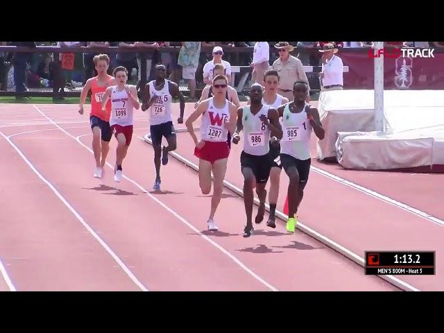 Nijel Amos 1:44.65 800m | 2018 Stanford Invite