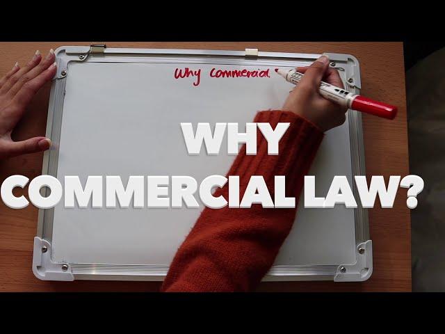 How I answered 'Why Commercial Law? | Explained in less than 2 mins! #shorts