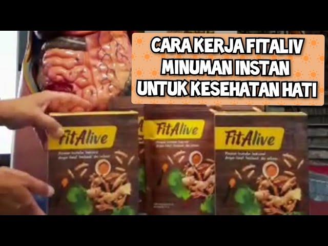 Fitaliv minuman instan berkhasiat untuk kesehatan hati