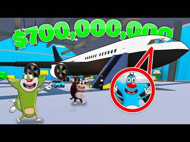 Roblox Oggy Own A New Mega Airplane In Mega Jet Tycoon With Jack