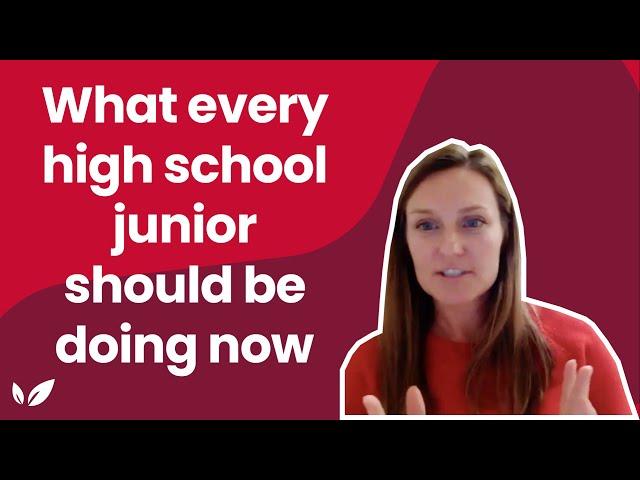 What every junior should be doing now to prepare for college