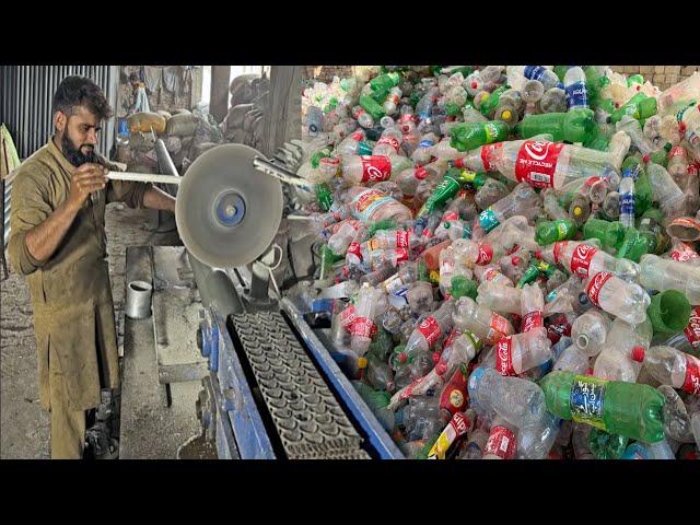 How They Recycle Tons of Used Plastic Bottles Converted Into PVC Pipes