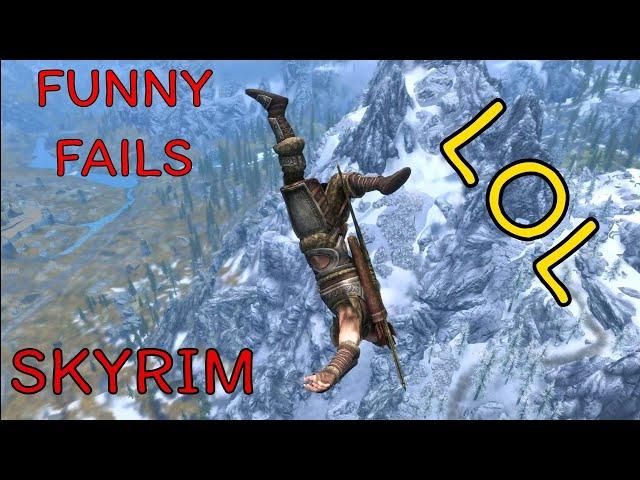 Funny-Skyrim Fails...