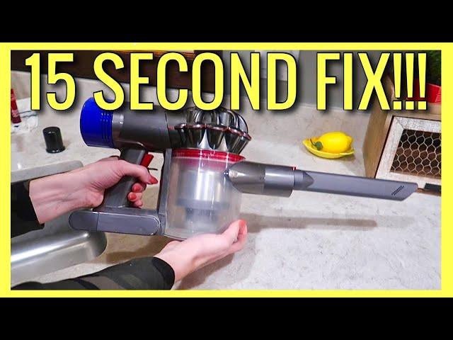 How to Fix DYSON VACUUM Pulsing Problem (Starts & Stops)!!! 20 SECOND FIX | Andrea Jean