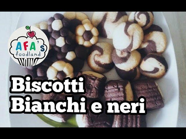 Come fare i Biscotti bianchi e neri? La ricetta di biscotti bianchi e neri I Afa's foodland