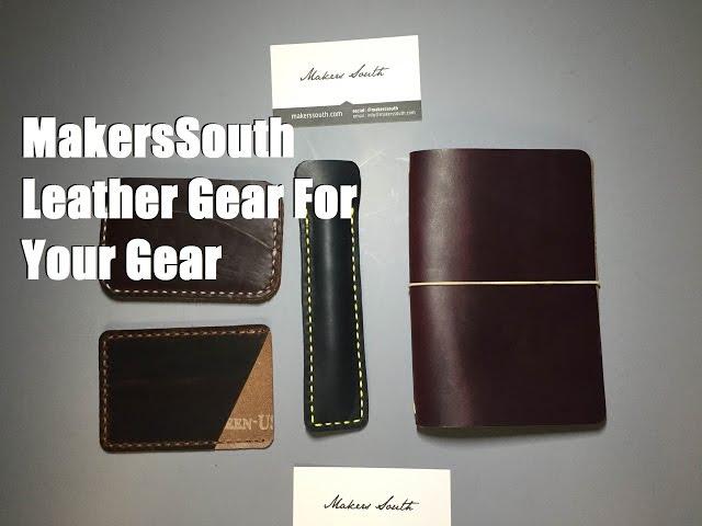 MakersSouth Premium Leather Gear, Wallets, Pen Sheath, Notepad Holder