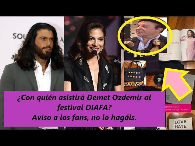 Who will Demet Ozdemir attend the DIAFA festival with?