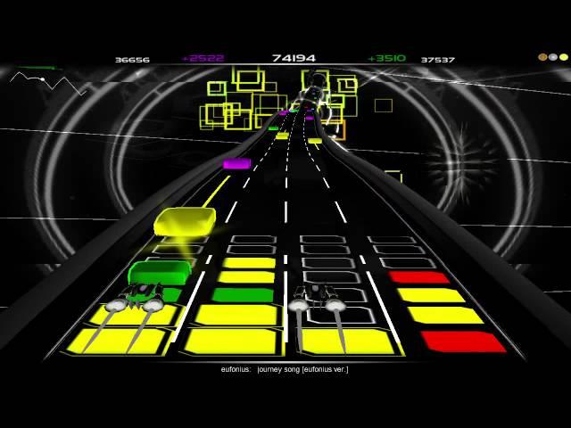 Audiosurf: eufonius - journey song (Double Vision Elite)