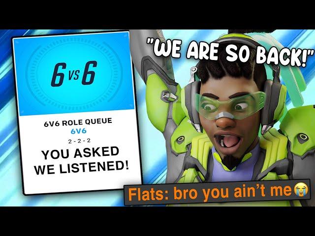 They FINALLY brought back 6v6 to Overwatch 2...