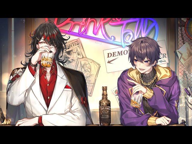 GETTING DRUNK WITH SHOTO 【Under the Table - Pilot Episode】【NIJISANJI EN | Vox Akuma】