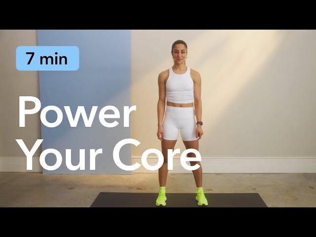 7-Minute No Equipment Core Class with Farinaz Lari