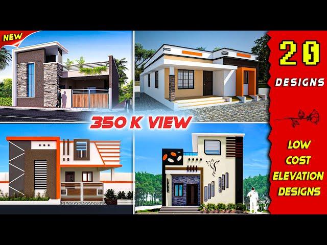 20 LOW COST ELEVATION DESIGNS | GROUND FLOOR ELEVATION | HOME CREATORS