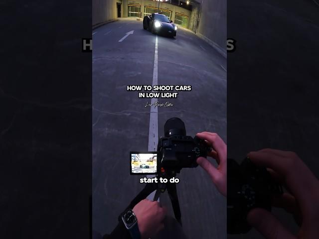 How To Shoot Cars In Low Light - POV Car Photography Tutorial (Sony a6700 + Sigma 30mm f1.4)