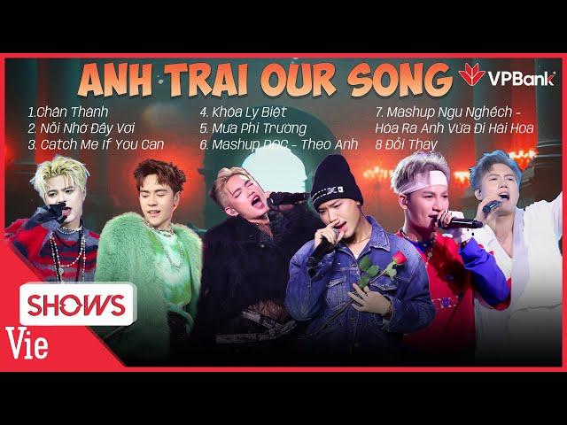 TOP 8 Tiết Mục của các ANH TRAI tại OUR SONG VIỆT NAM: RHYDER, Quang Hùng MasterD, Pháp Kiều, WEAN..