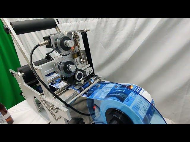 How to install MT 50 semi auto sticker labeling machine with batch coding system | +91 9999639638