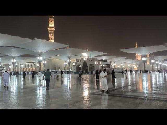 LAMA USN TAK MANDI HUJAN - MADINAH HUJAN LEBAT DI HARI JUMAAT BARAKAH