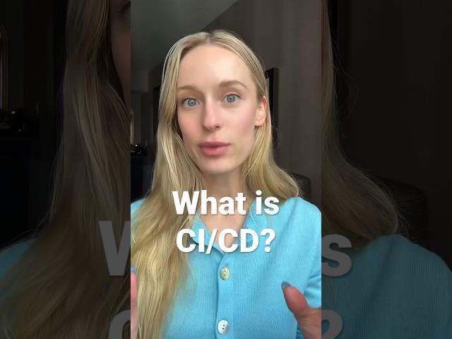 What is CI/CD? Tech explained in simple terms. #tech #techskills #codewithme