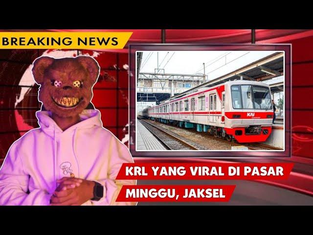 KRL viral di pasar Minggu