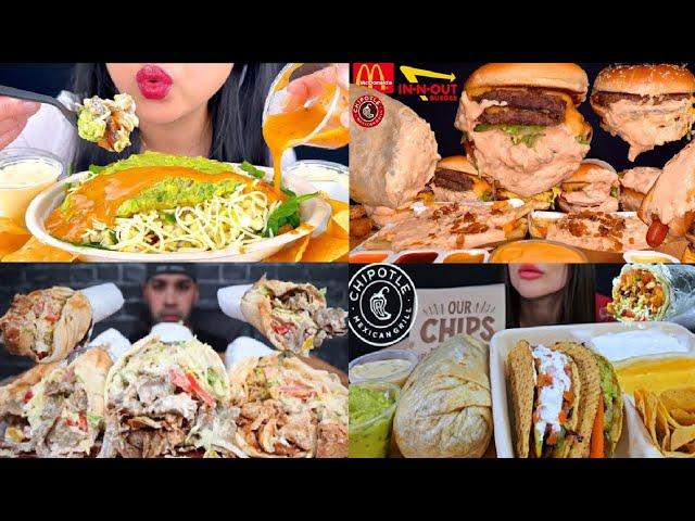 EP1: American Food – American CompiLation / AMSR Mukbang Satisfying Eating Show