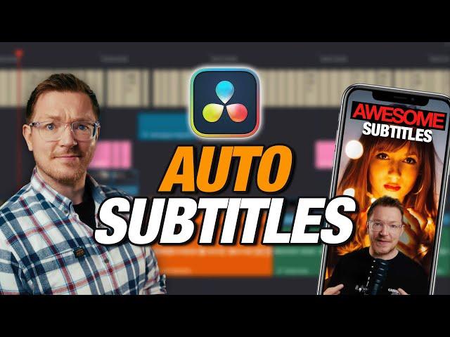 Everything you NEED to know about Automatic Subtitles in DaVinci Resolve Studio 20